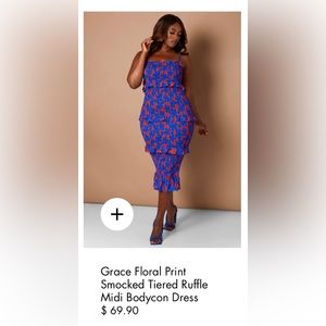 MIDI Floral RebDolls Dress